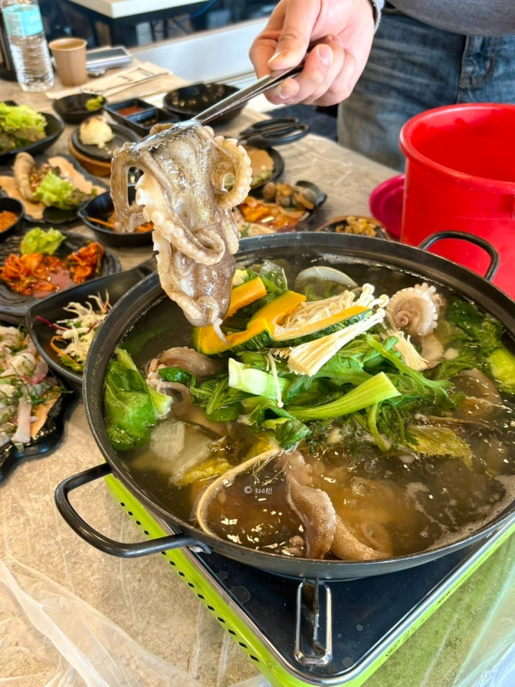  평택 쭈꾸미 샤브샤브 알쭈꾸미 웨이팅하는 맛집 우리바다수산 내돈내산 후기
