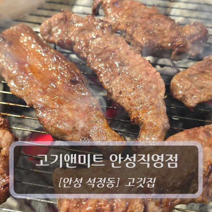  안성 아양 맛집 :: 고기앤미트 안성직영점 - 안성갈비