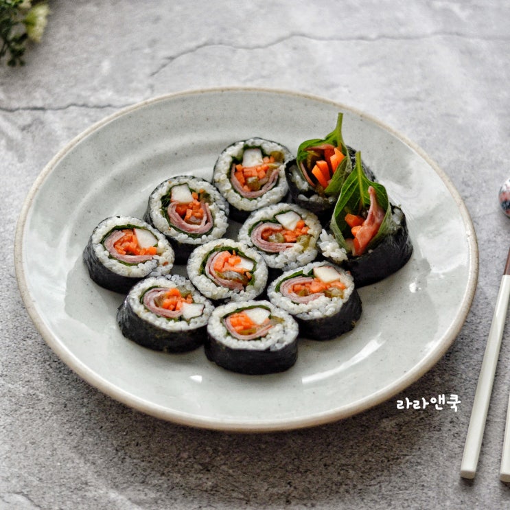  베이컨 김밥 만들기, 베이컨 피클 김밥, 간단 김밥 만드는 법