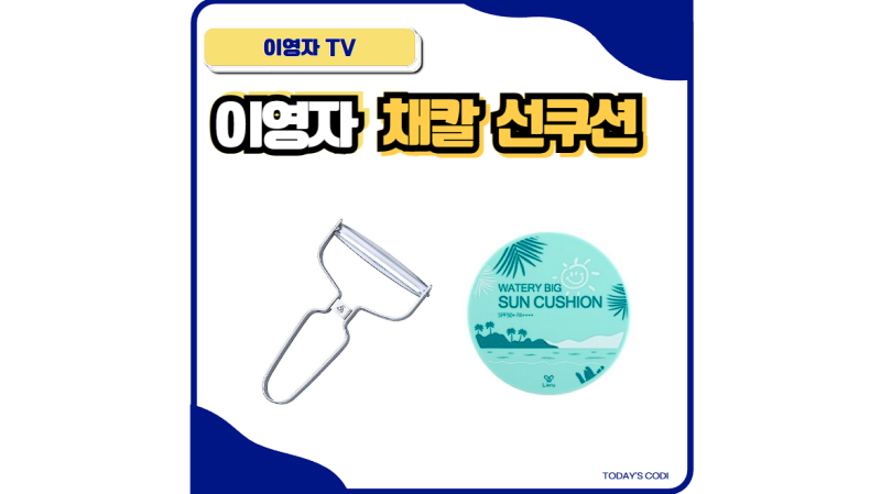 이영자 양배추 채칼 선크림 선쿠션