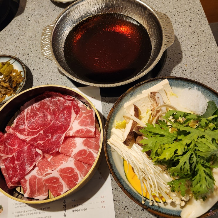  내돈내산 [여의도] 진스키야키 여의도점 - 1인 스키야키를 먹을 수 있는 직장인 맛집