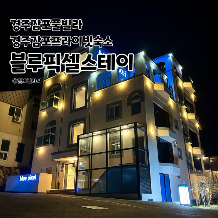  경주감포풀빌라 블루픽셀스테이 석식주는 수영장 숙소
