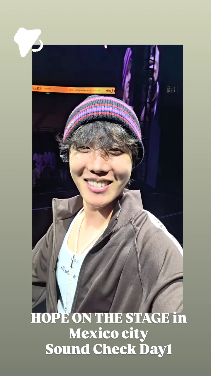 [영상] ■ 방탄소년단(J-HOPE)ː제이홉 인스타그램 - 《HOPE ON THE STAGE》 멕시코 시티 1일차 사운....