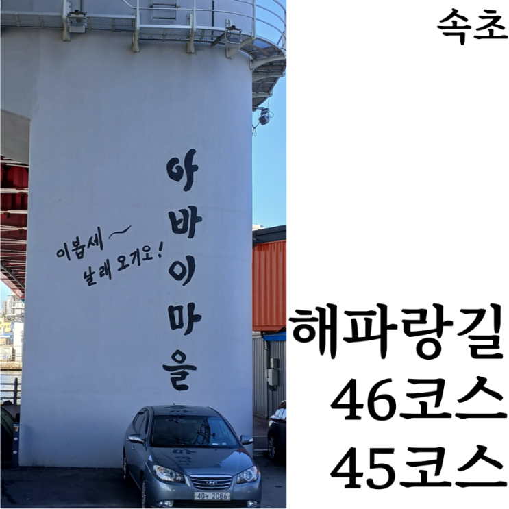  [해파랑길/3일차] 동반자를 잃다 46코스 / 속초시내 가볼만한곳 총집합!45코스 완주 후기