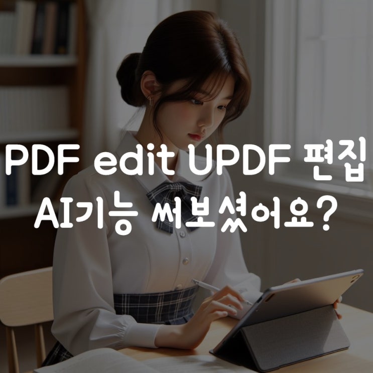  PDF edit UPDF 편집 AI기능 써보셨어요?