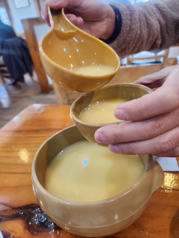  춘의역 인근 동동주 마시기 좋은곳 "장터 보리밥"