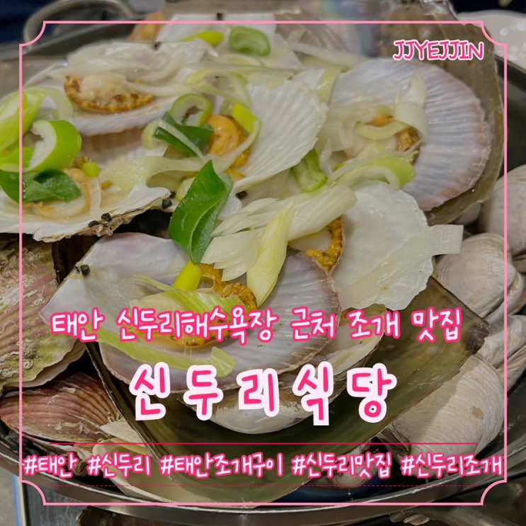  [태안|신두리] 신두리식당 | 태안 신두리해수욕장 근처 조개 맛집추천