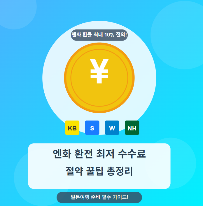  해외여행 필수! 엔화 환전 최저 수수료로 절약하는 똑똑한 방법들 