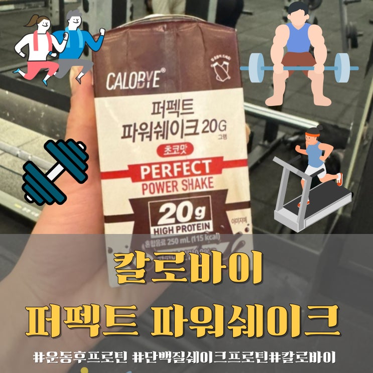  올리브영 단백질쉐이크프로틴 추천! 간편하게 먹는 운동후프로틴 칼로바이 파워쉐이크 초코맛