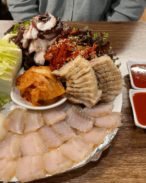  남도술상 마포역 주변맛집 가성비 국내산 홍어 삼합