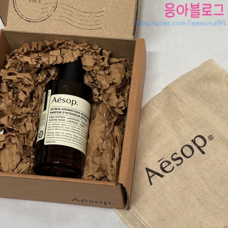 이솝 룸스프레이 종류 이스트로스 아로마틱 향 카카오톡 선물하기 후기