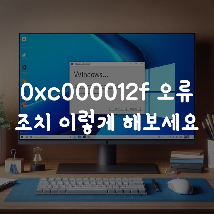  0xc000012f 오류 조치 이렇게 해보세요