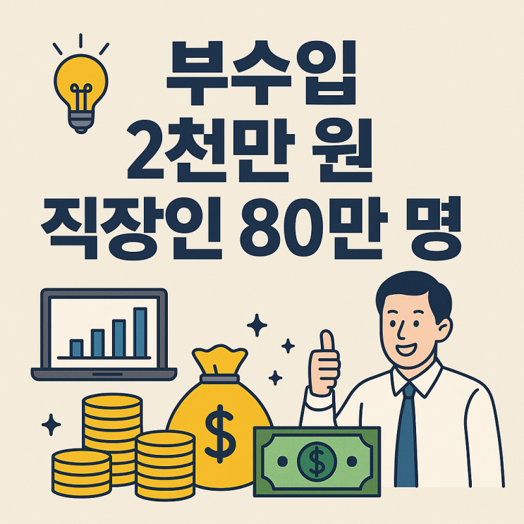  부수입 2천만 원? 직장인 80만 명이 이미 하고 있는 이것