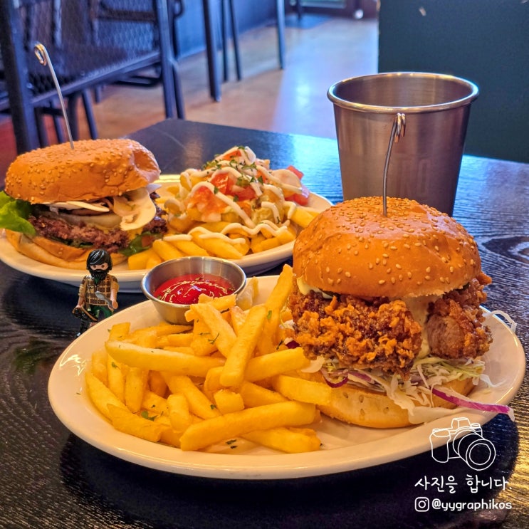  [경기도 광명시 일직동] 광명역 햄버거 맛집 - 브로버거 광명역점