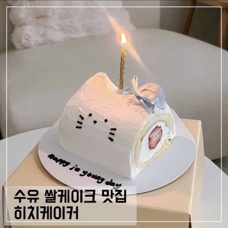  수유케이크 주문 가능한 히치케이커; 수유역 쌀케이크 맛집