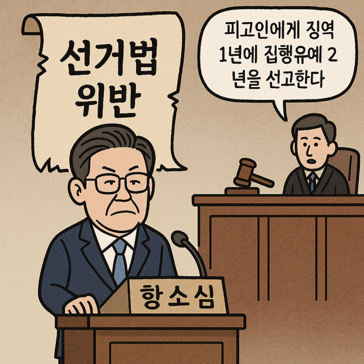 ️ <b>이재명 대표 항소심</b> 선고 D-DAY… 유죄 확정 시... 