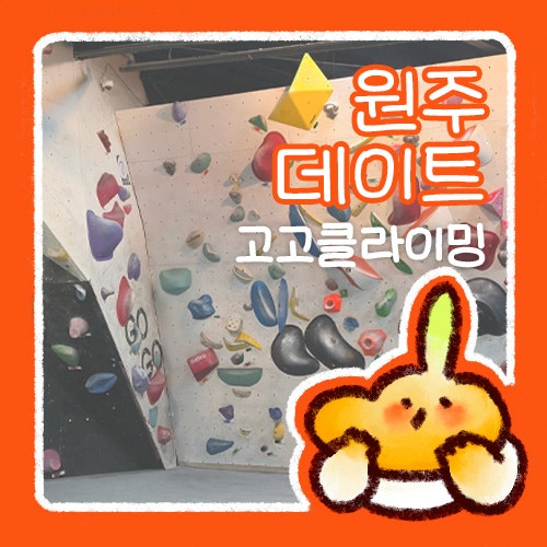  원주 실내데이트 고고 클라이밍 리뷰