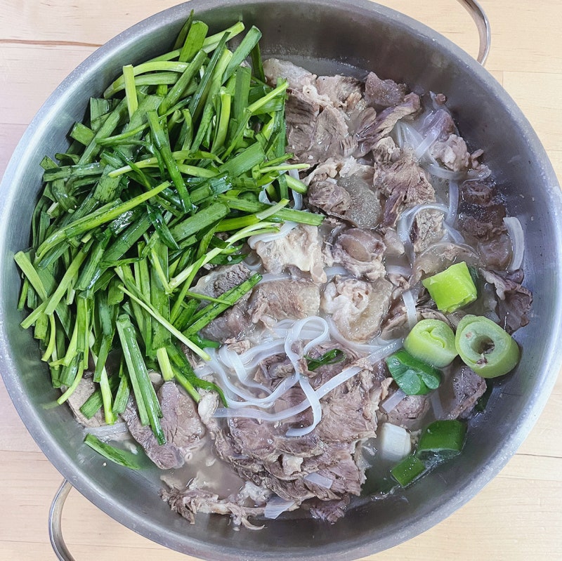 유튜버햄지 사태스지전골 소꼬리수육, 캠핑음식 추천