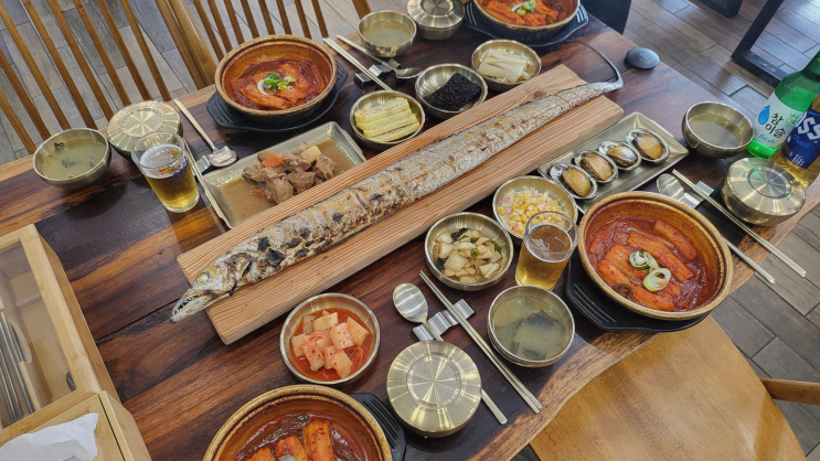  출장 중 수육 한 상, 제주공항근처 순살갈치조림으로 휴식 취하기