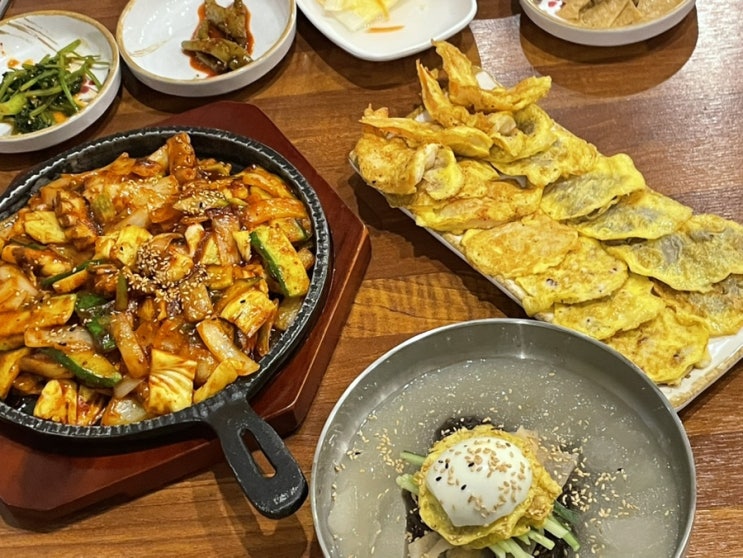  광주충장로맛집 육전미가 모듬전에 낙지볶음!