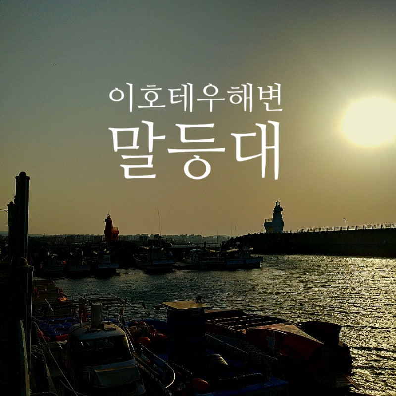 제주도 이호테우 해변 해수욕장 산책 저녁 놀거리 이호태우해변