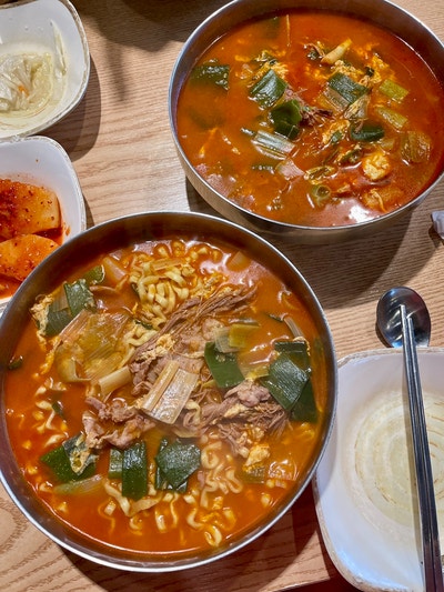  군산 육개장맛집 조촌동 육대장 시청점에서 칼국수 사리 추가해먹기