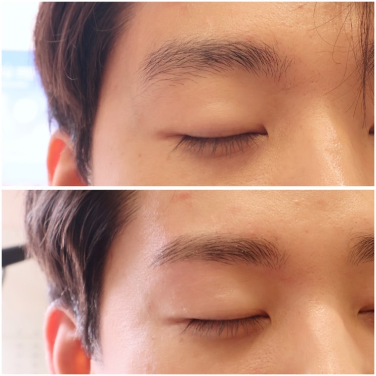  신도림 왁싱 라운지 남자 눈썹 왁싱 정리 하는법