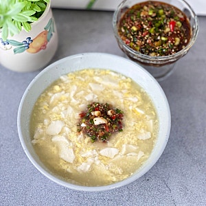순두부백탕 부드러운 초당순두부 양념장 만들기 순두부계란국 레시피