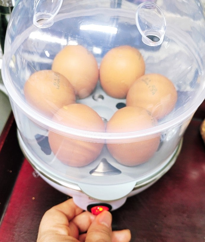 리빙센스 다용도 계란찜기 바쁜 아침에 10분컷 계란 삶기