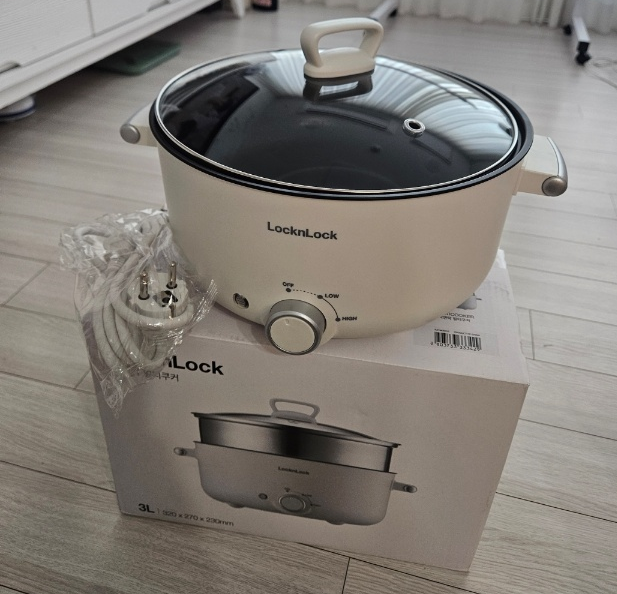 다양한 요리 함께 해결할수 있는 락앤락 전기 멀티쿠커 3L