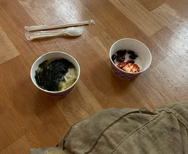  소방관 6시간 산불 진화 후..불 끄고 왔더니 콩자반·김치뿐.. 이게 소방관 저녁입니다