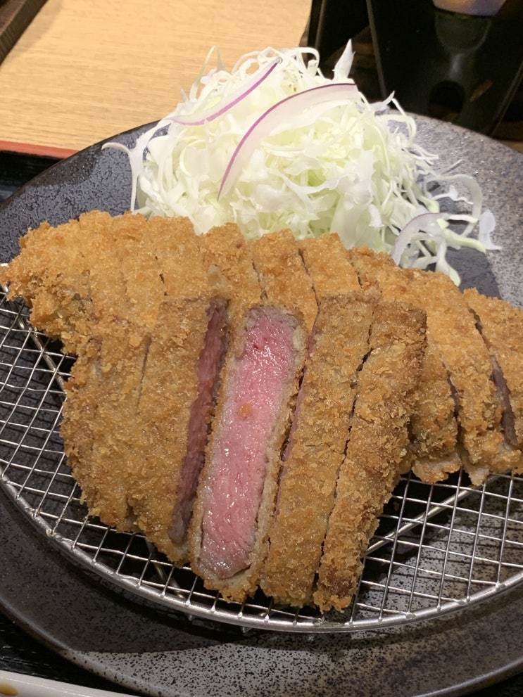  바삭촉촉 [규카츠]에 반한 날, 오사카 [가츠규 난바 도톤보리 맛집]