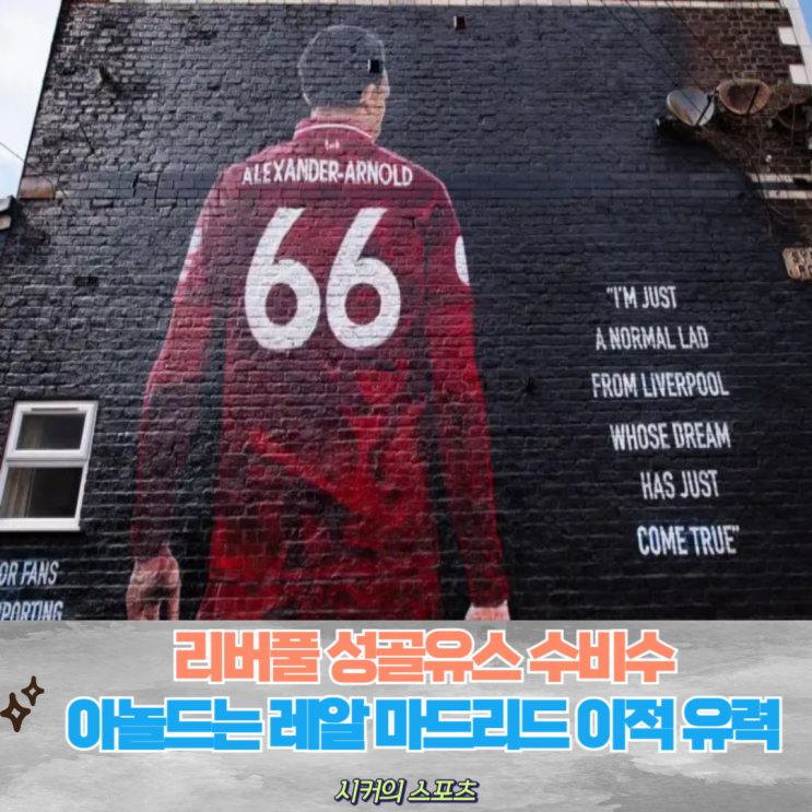 트렌트 알렉산더-<b>아놀드</b>, <b>레알</b> 마드리드 <b>이적</b> 사실상 확정! 계약... 