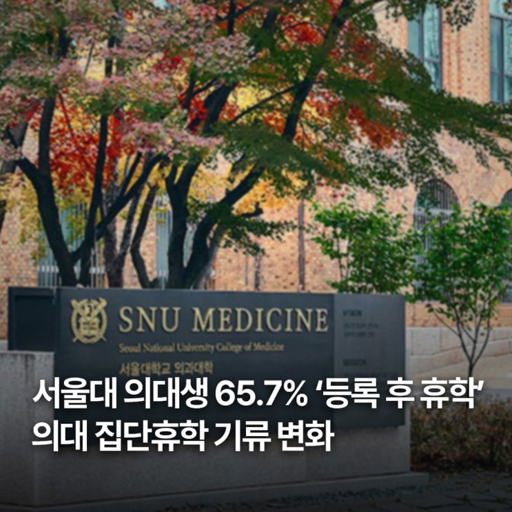 <b>서울대</b>·<b>연세대 의대생</b>들 '<b>등록</b> 후 휴학' 선택…의대 집단행동... 