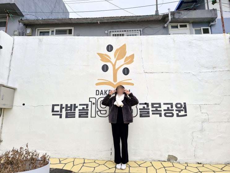  부산 당일치기 여행 닥밭골 벽화마을 소망계단과 모노레일