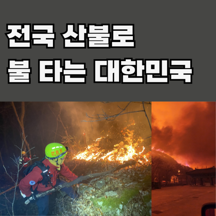 경남 <b>산청</b> 하동 <b>지리산</b>까지 불길이 삼켰다… 2025 역대급 <b>산불</b>... 