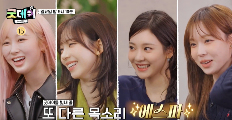 모인 굿데이 총회와 애장품 경매 | 새로 합류하게 될 <b>에스파</b>