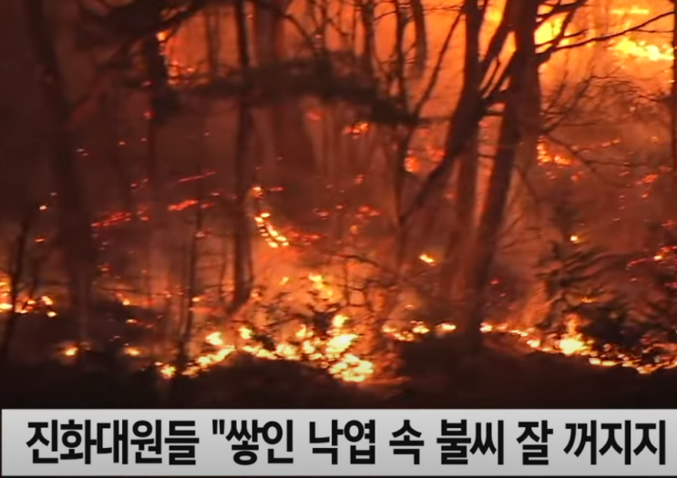<b>지리산</b> <b>산청</b> <b>산불</b> 현재상황 피해 확산중 상황정리