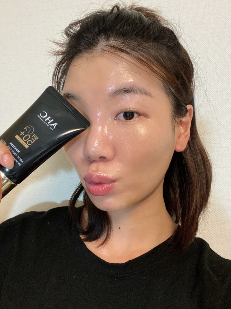 백탁없이 강력하고 촉촉한 선크림 추천! [AHC 마스터즈 아쿠아 리치 선크림] 후기