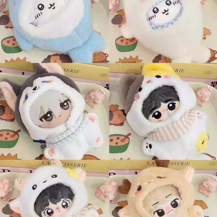  10cm 러블리 작은 동물 인형옷 아이돌인형옷