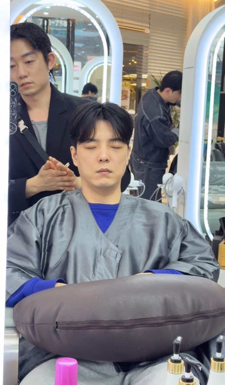  광주 수완지구 남자 볼륨매직 깔끔한 스타일