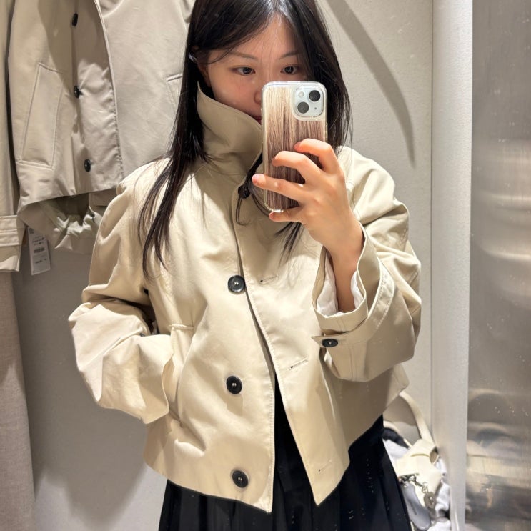  【ZARA】 자라 봄자켓 봄신상 숏 트렌치코트 ZW COLLECTION