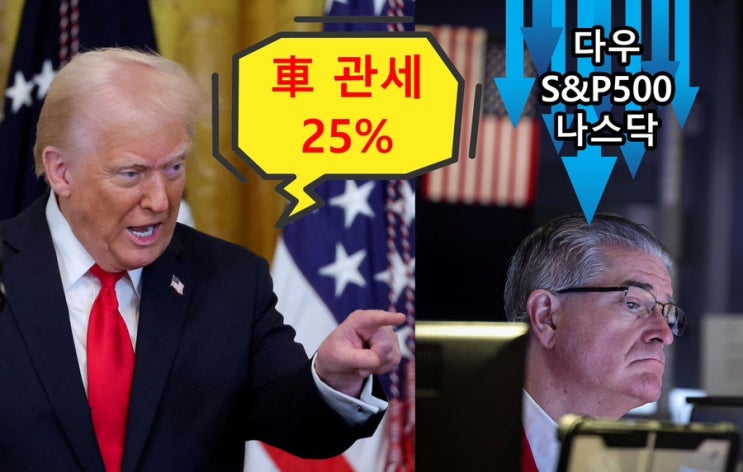  트럼프의 관세 폭탄, 미국 증시 흔들리다! 4월 2일은 더 큰 혼란 준비중?