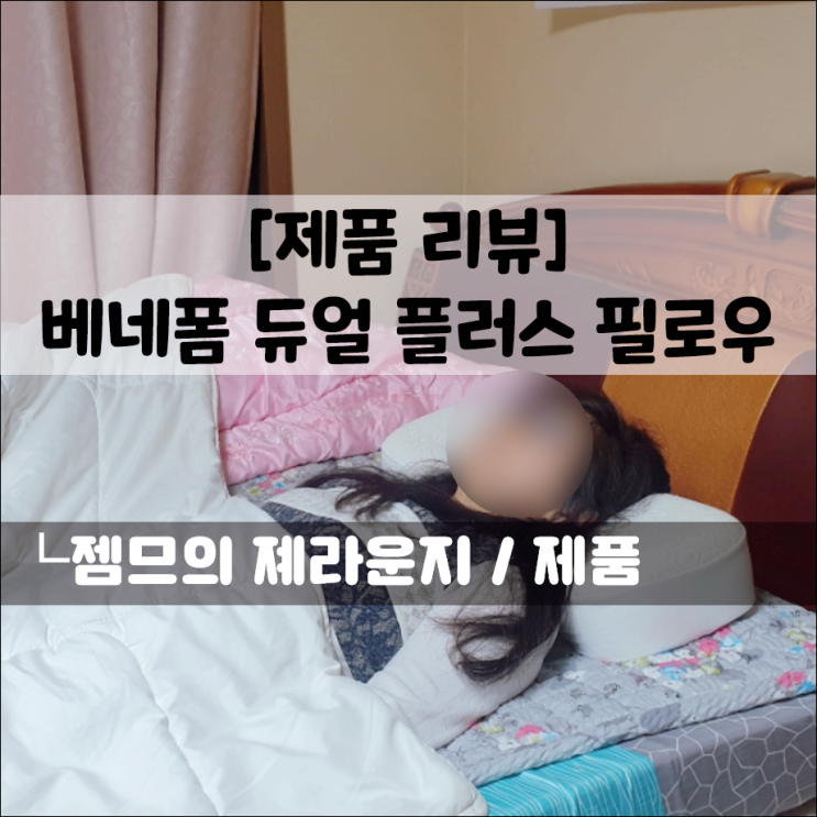  베개 추천 베네폼 듀얼 플러스 필로우 거북목/일자목에 도움되는 베개