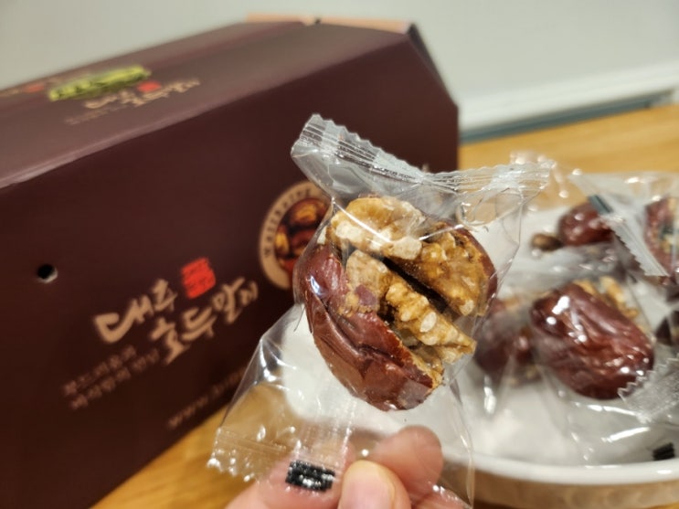  비가일코리아 프리미엄 대추호두말이 간식선물세트