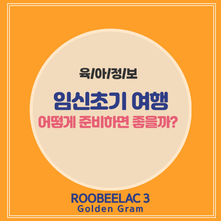  임신초기여행 이동수단 별 안전가이드와 대처 팁 by. 덴마크 슈퍼 프리미엄 분유 루비락 3