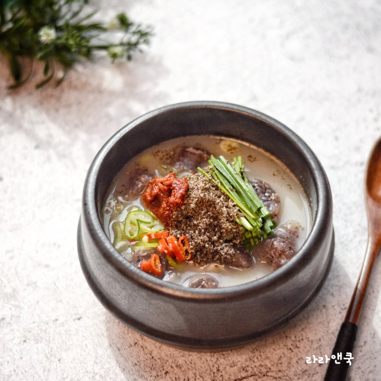  순댓국 만들기, 사골육수 활용 순대 국밥, 순댓국 다대기