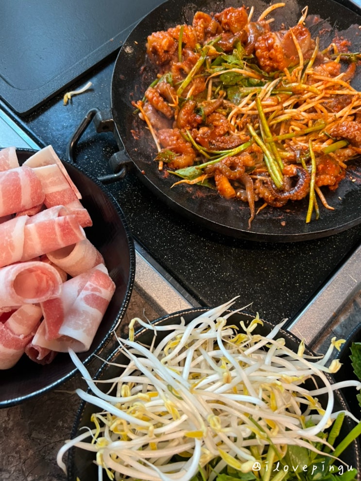  대패삼겹과 철판쭈꾸미로 모두 즐길 수 있는 인천 청라 맛집 쭈꾸미당