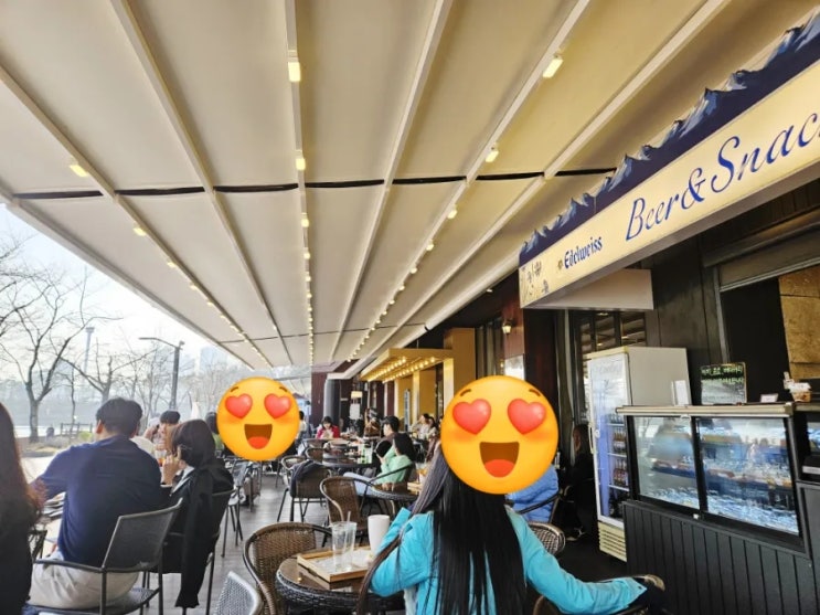  [내돈내산] 석촌호수분위기 맛집 호프겸 카페 JBOUT 방문후기!!