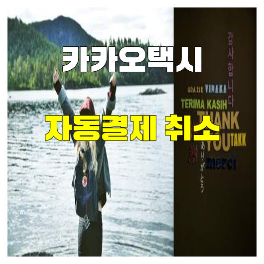 카카오택시 자동결제 취소 방법과 주의사항